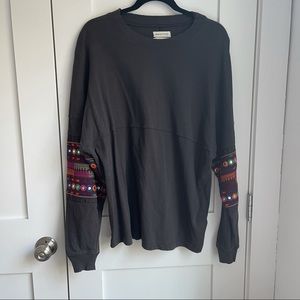 urban outfitters embellished long sleeve top